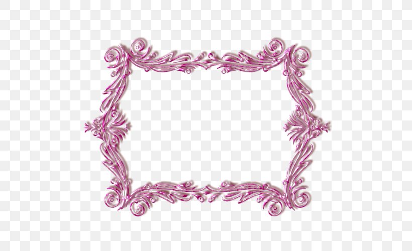 Picture Frames Painting, PNG, 500x500px, Picture Frames, Body Jewelry, Bracelet, Chain, Magenta Download Free