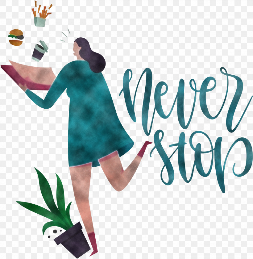 Never Stop Motivational Inspirational, PNG, 2930x3000px, Never Stop, Inspirational, Logo, Motivational, Text Download Free