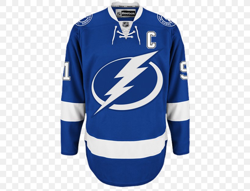Tampa Bay Lightning National Hockey League Hockey Jersey NHL Uniform, PNG, 570x626px, Tampa Bay Lightning, Active Shirt, Blue, Brand, Brian Boyle Download Free