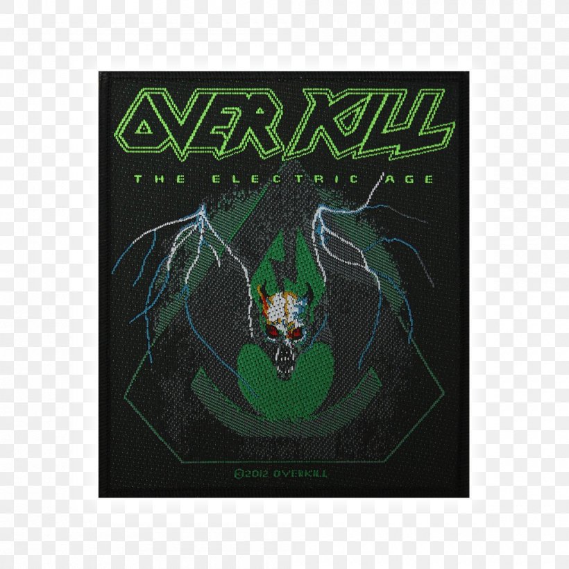 The Electric Age Overkill Thrash Metal Necroshine The Grinding Wheel, PNG, 1000x1000px, Watercolor, Cartoon, Flower, Frame, Heart Download Free