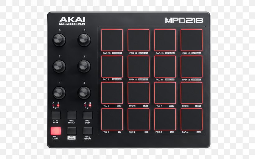 Akai Professional MPD218 Akai MPC MIDI Controllers, PNG, 1200x750px, Watercolor, Cartoon, Flower, Frame, Heart Download Free