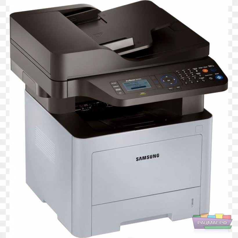 Multi-function Printer Samsung ProXpress M3370 Laser Printing Fax, PNG, 1000x1000px, Multifunction Printer, Electronic Device, Fax, Image Scanner, Inkjet Printing Download Free
