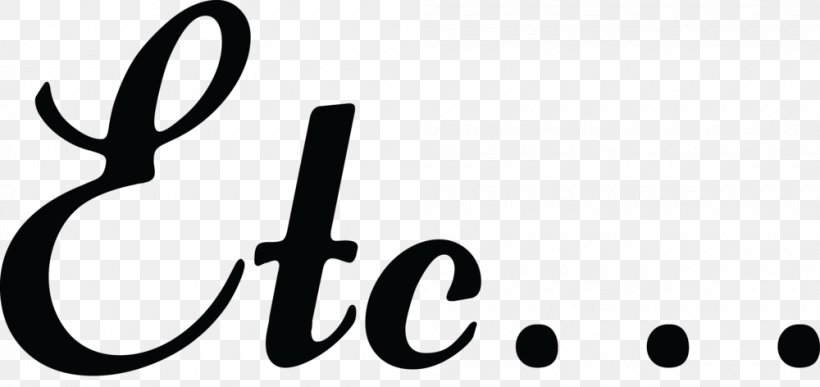 Image JPEG Et Cetera Logo, PNG, 1000x472px, Et Cetera, Ampersand, Black And White, Brand, Jewelry Accessories Etc Download Free