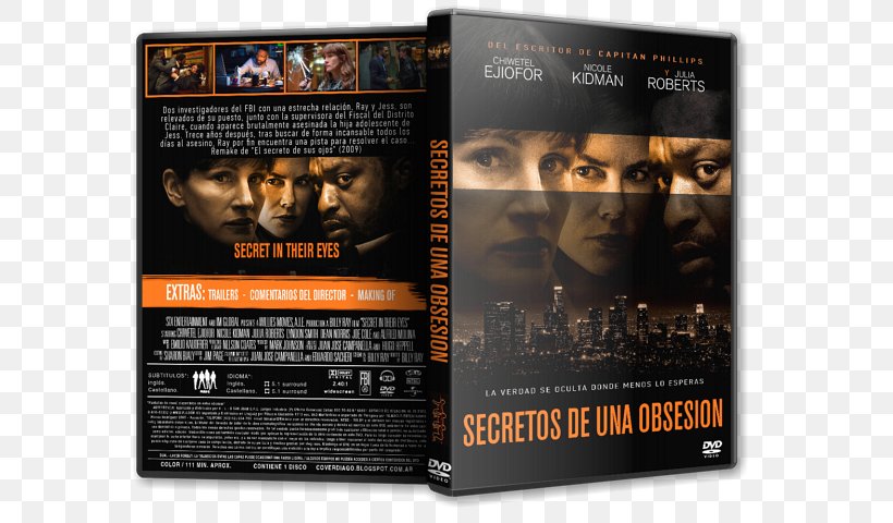 The Secret In Their Eyes STXE6FIN GR EUR DVD, PNG, 640x480px, Secret In Their Eyes, Advertising, Book, Dvd, Film Download Free