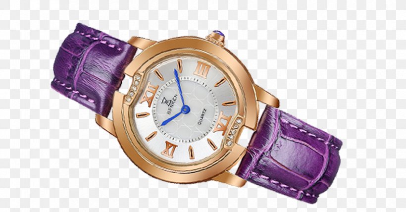 Watch Strap Purple Designer, PNG, 850x444px, Watch, Brand, Clock, Designer, Digital Clock Download Free