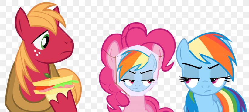 Big McIntosh Pinkie Pie Rainbow Dash Pony Horse, PNG, 1945x881px, Big Mcintosh, Art, Artist, Cartoon, Character Download Free