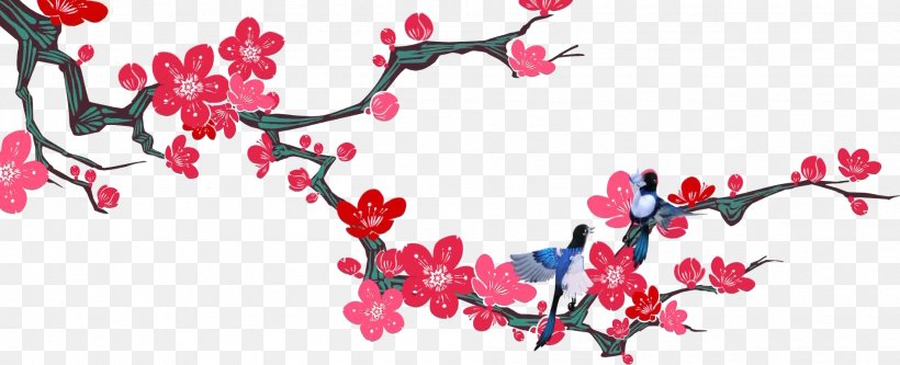 Floral Design Cherry Blossom Petal Flower Pattern, PNG, 1893x771px, Watercolor, Cartoon, Flower, Frame, Heart Download Free