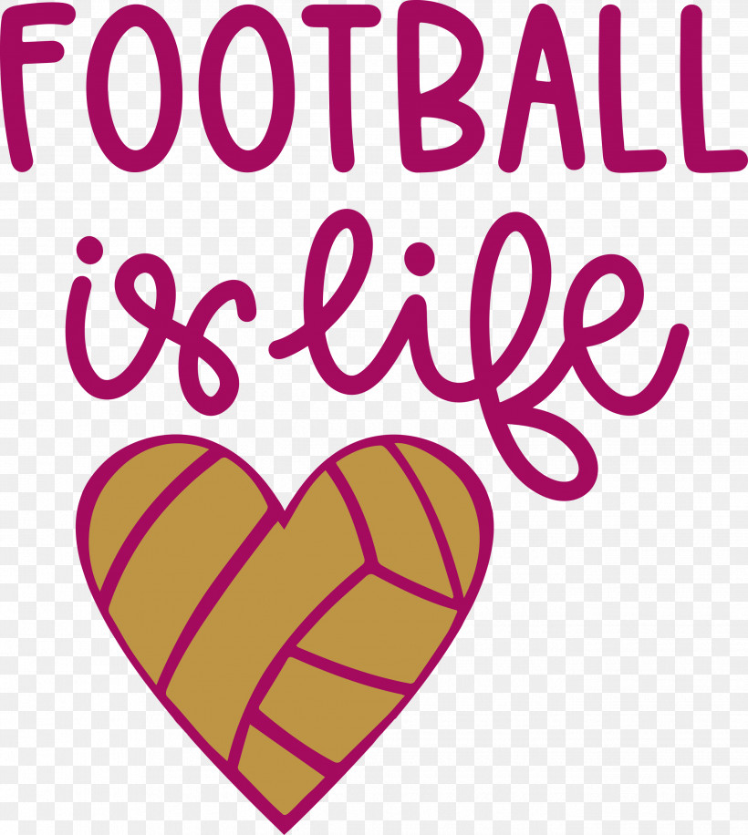 Football Is Life Football, PNG, 2685x3000px, Football, Geometry, Heart, Line, M095 Download Free