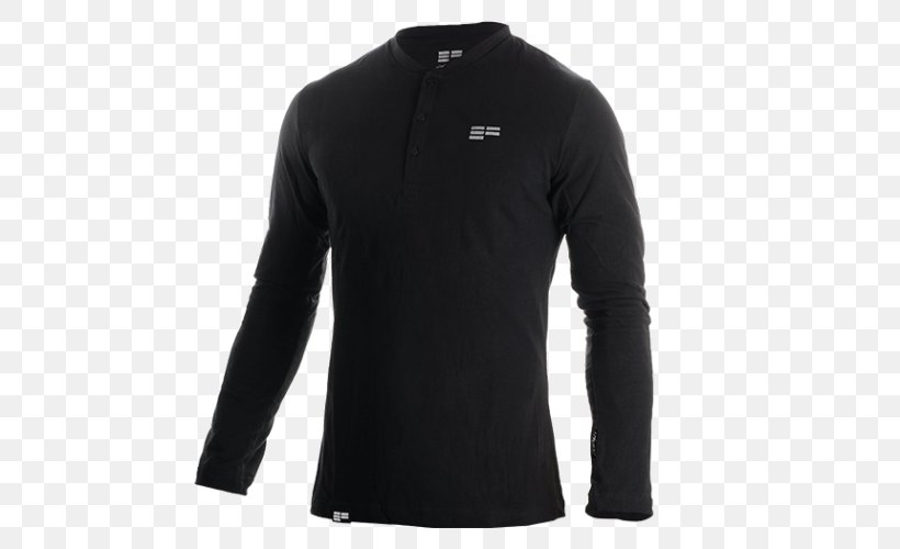 Long-sleeved T-shirt Hoodie Long-sleeved T-shirt Adidas, PNG, 500x500px, Tshirt, Active Shirt, Adidas, Black, Clothing Download Free