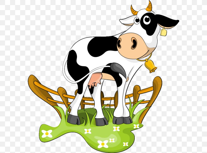 Clip Art Dairy Cattle Drawing GIF, PNG, 600x605px, Cattle, Art, Artwork, Cartoon, Dairy Cattle Download Free