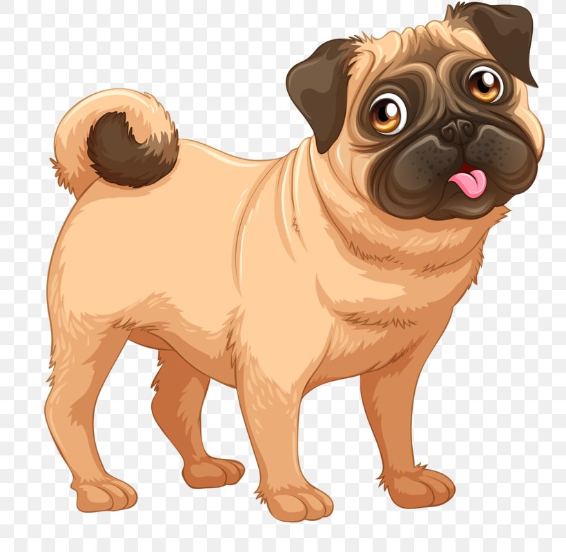 Pug Puppy Cartoon Illustration, PNG, 762x800px, Pug, Art, Carnivoran, Companion Dog, Cuteness Download Free