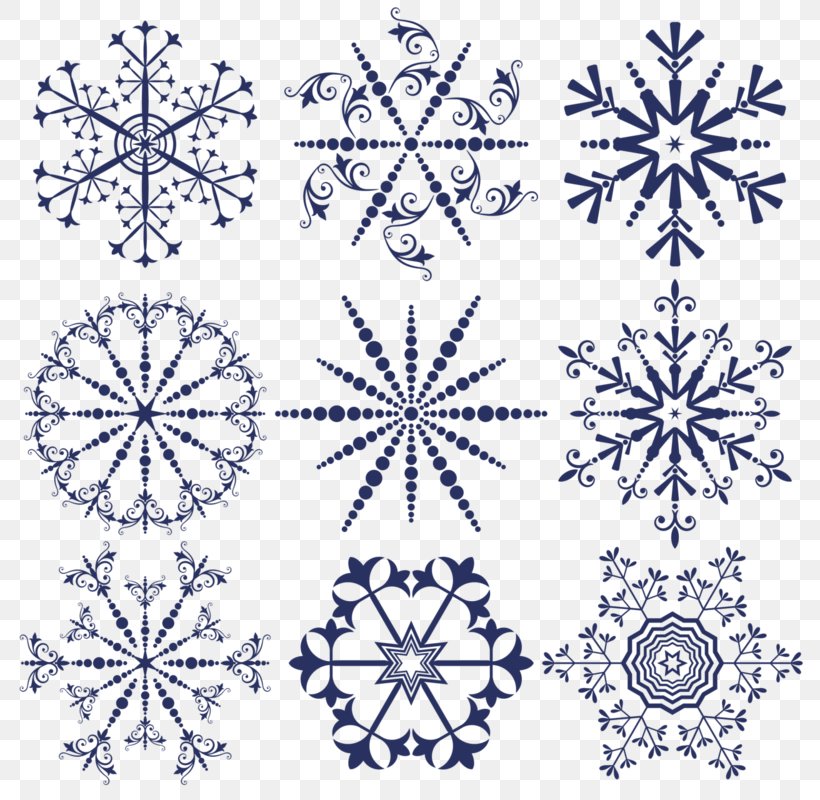 Snowflake Stock Photography, PNG, 800x800px, Snowflake, Area, Black And White, Blue, Drawing Download Free