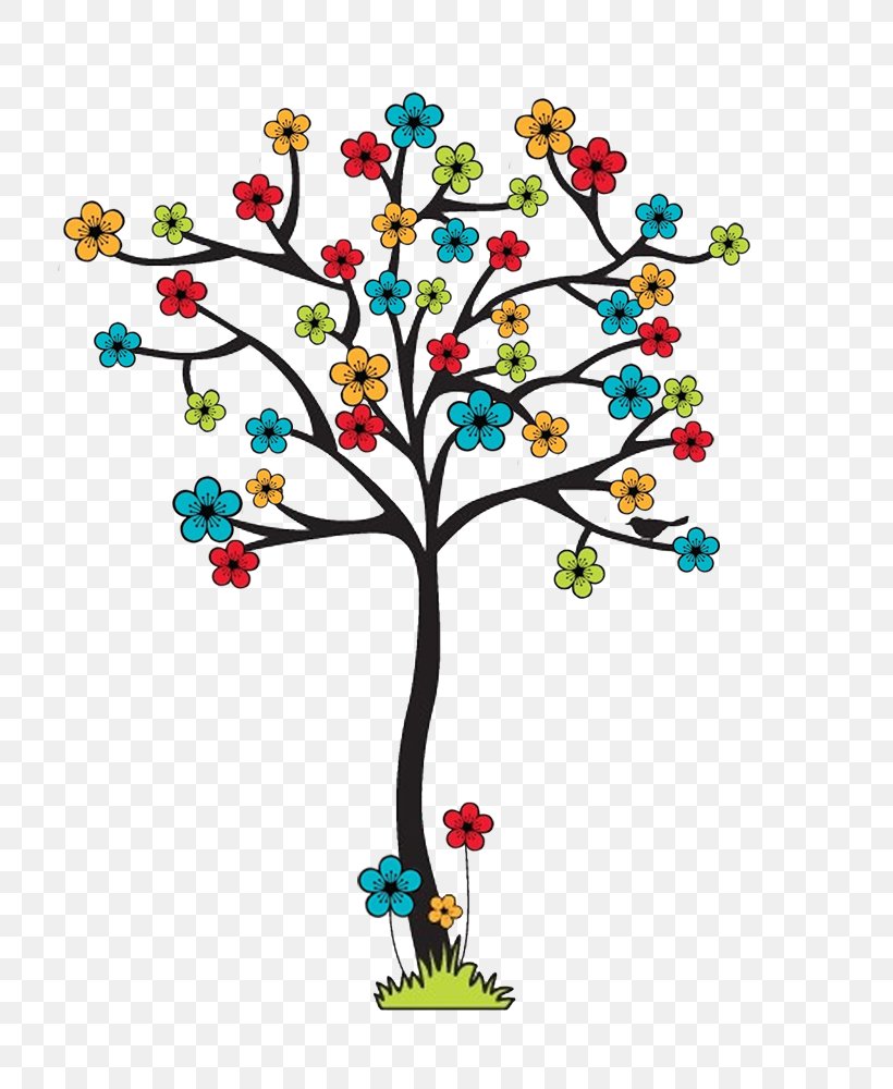 Branch Tree Flower Animaatio Drawing, PNG, 744x1000px, Branch, Animaatio, Art, Body Jewelry, Drawing Download Free