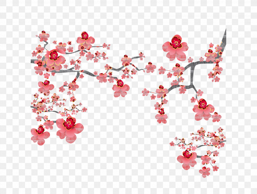 Cherry Blossom, PNG, 3261x2463px, Flower, Blossom, Branch, Cherry Blossom, Cut Flowers Download Free