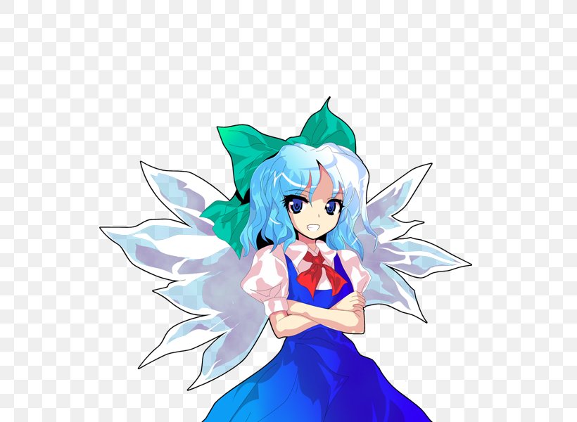 Cirno Touhou Hisōtensoku ゆっくりしていってね!!! Poreclă Video Game, PNG, 550x600px, Watercolor, Cartoon, Flower, Frame, Heart Download Free