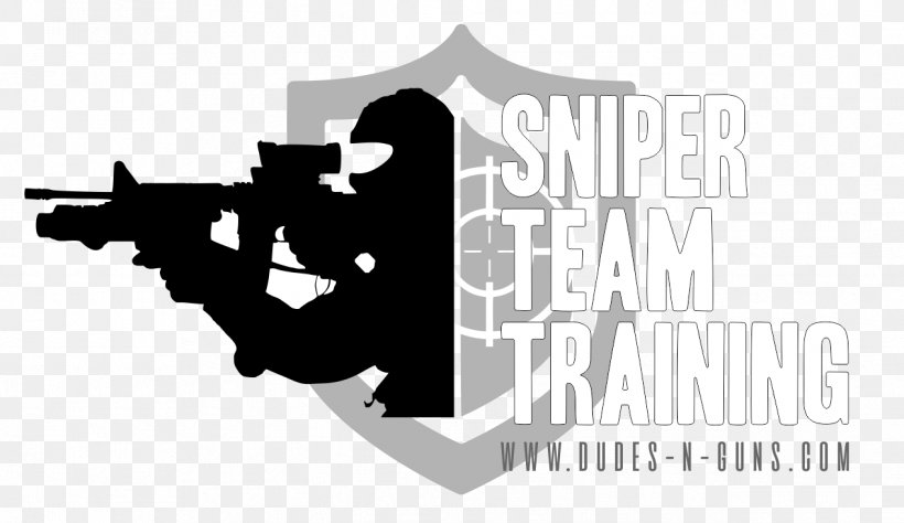 Sniper Firearm Logo Gun Shooting Sport, PNG, 1267x733px, Sniper, Black And White, Brand, Conflagration, Efektiivisyys Download Free