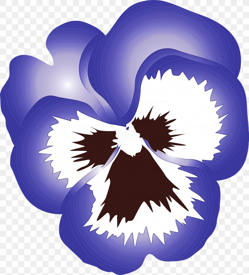 Violet Purple Plant Flower Petal, PNG, 2714x3000px, Pansy, Flower, Iris, Paint, Petal Download Free