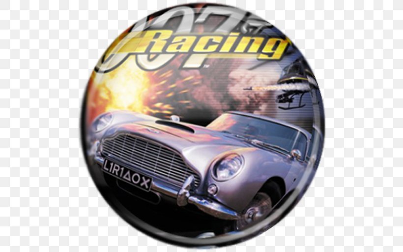007 Racing PlayStation 2 The World Is Not Enough Tomorrow Never Dies, PNG, 512x512px, 007 Racing, Automotive Design, Brand, Car, Classic Game Room Download Free