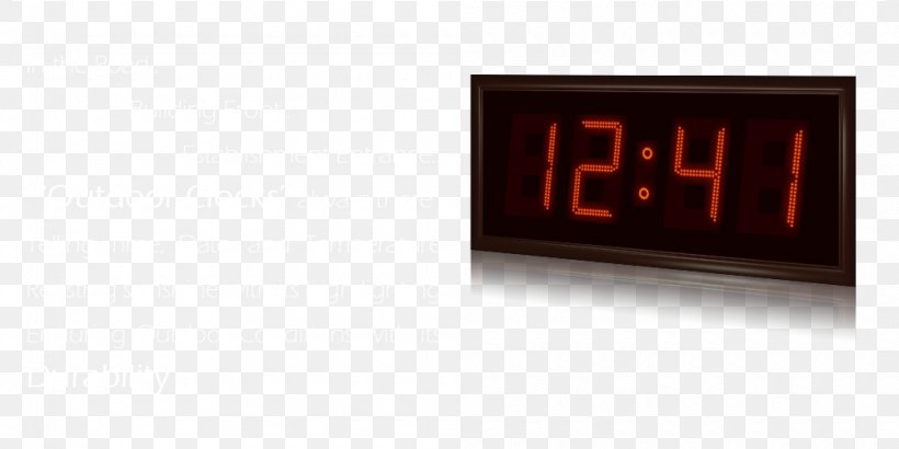 Digital Clock Alarm Clocks Display Device, PNG, 1000x500px, Digital Clock, Alarm Clock, Alarm Clocks, Alarm Device, Clock Download Free