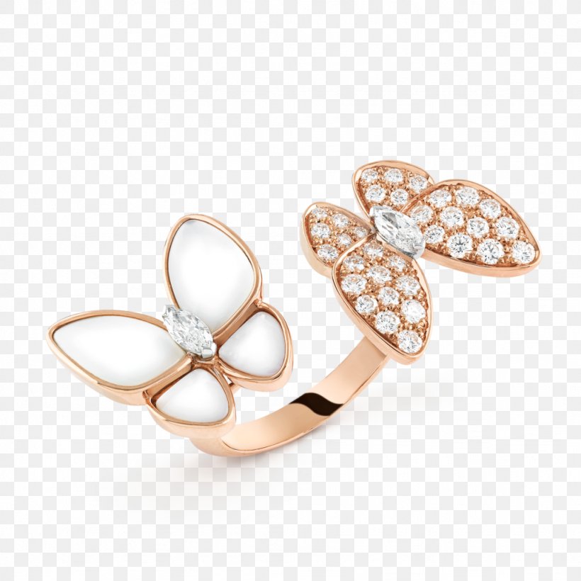 Earring Van Cleef & Arpels Nacre Jewellery, PNG, 1024x1024px, Earring, Body Jewelry, Cartier, Colored Gold, Diamond Download Free
