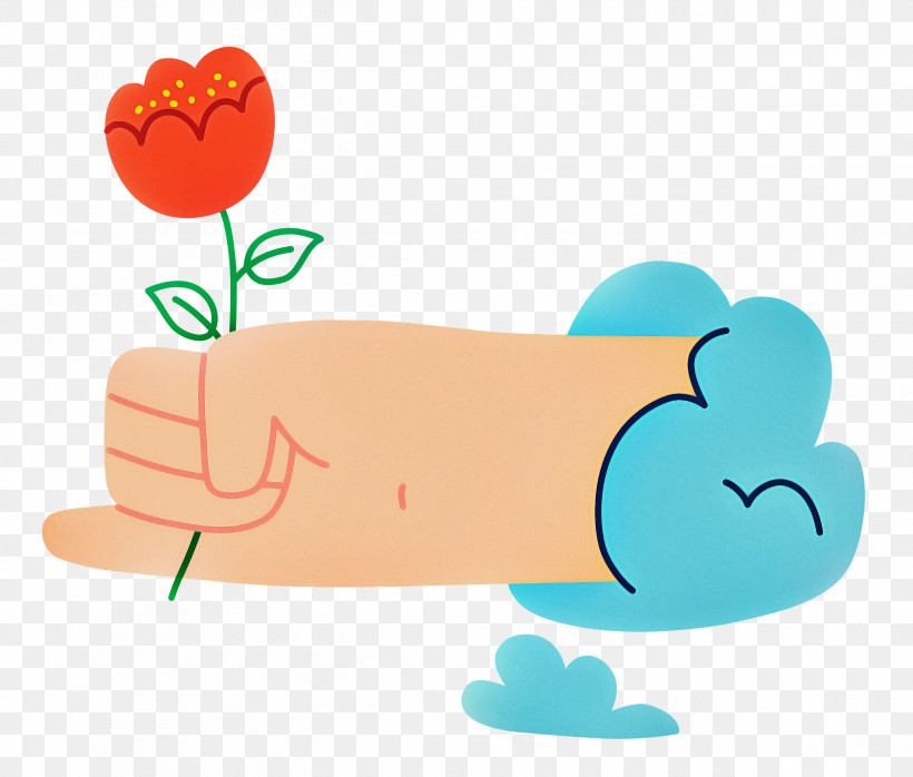 Hand Holding Flower Hand Flower, PNG, 2500x2131px, Hand Holding Flower, Cartoon, Flower, Hand, Heart Download Free