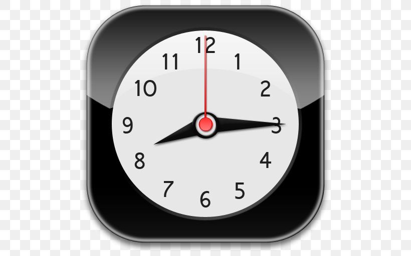 App Store Clock IPhone 6 Plus IOS Mobile App, PNG, 512x512px, App Store, Alarm Clock, Apple, Apple Maps, Clock Download Free