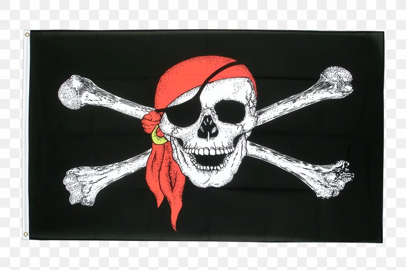 Jolly Roger Skull And Crossbones Flag Skull & Bones Piracy, PNG, 1500x1000px, Jolly Roger, Banner, Blackbeard, Bone, Bunting Download Free