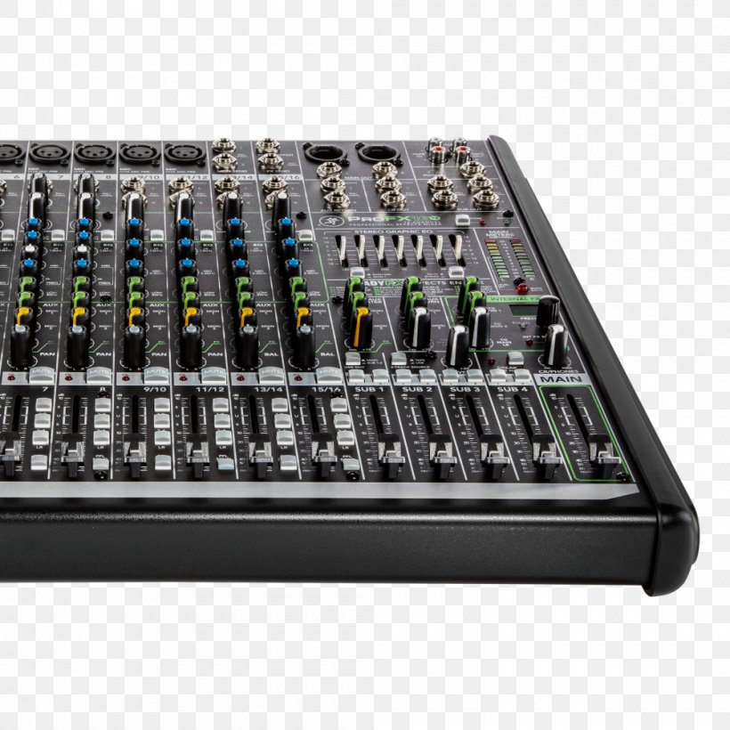 Mackie ProFX22v2 Mackie ProFX16v2 Audio Mixers, PNG, 1000x1000px, Mackie, Audio, Audio Equipment, Audio Mixers, Disc Jockey Download Free