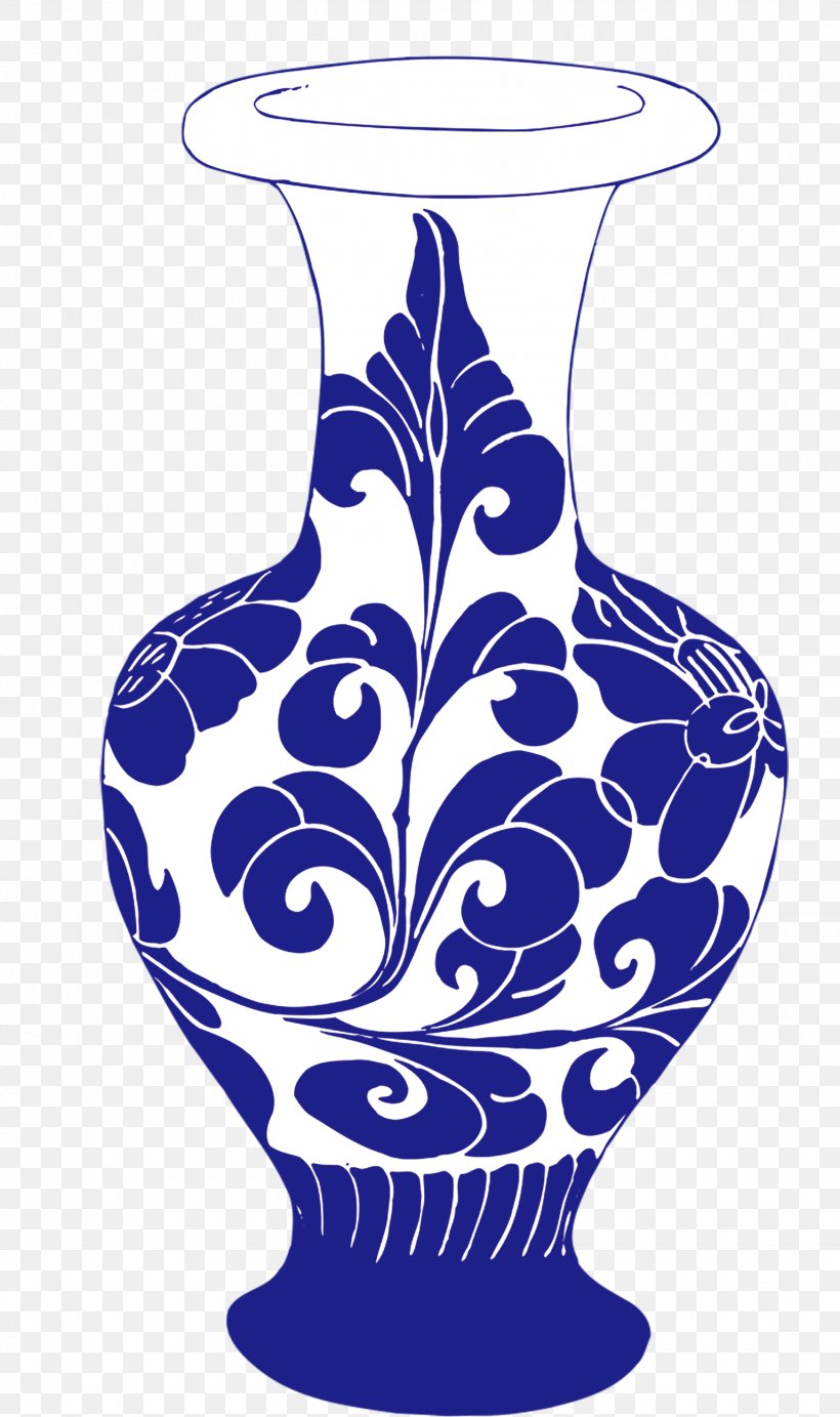 Vase Blue And White Pottery Ceramic Clip Art, PNG, 1535x2590px, Vase, Art, Artifact, Blue And White Porcelain, Blue And White Pottery Download Free