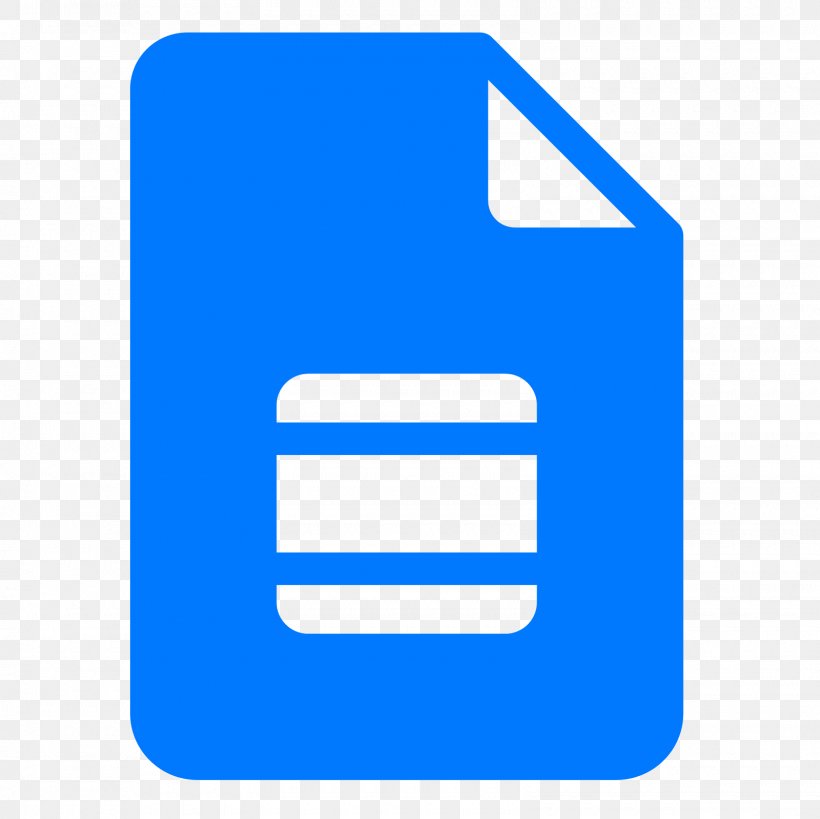 Google Docs Google Slides Google Sites, PNG, 1600x1600px, Google Docs, Area, Blue, Brand, Electric Blue Download Free