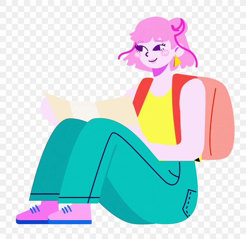 Sitting Sitting On Floor, PNG, 2500x2433px, Sitting, Cartoon, Character, Clothing, Hm Download Free