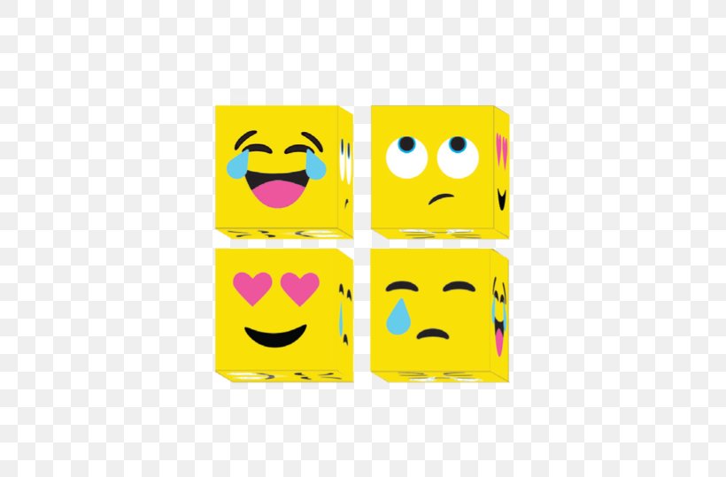 Emoji Smiley Cube Emoticon Paper, PNG, 540x539px, Emoji, Cube, Emoticon, Eraser, Monogram Download Free