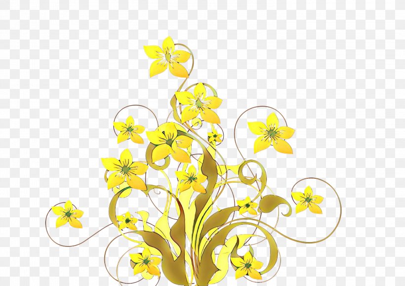 Floral Flower Background, PNG, 2999x2118px, Cartoon, Botany, Cut Flowers, Easter, Floral Design Download Free