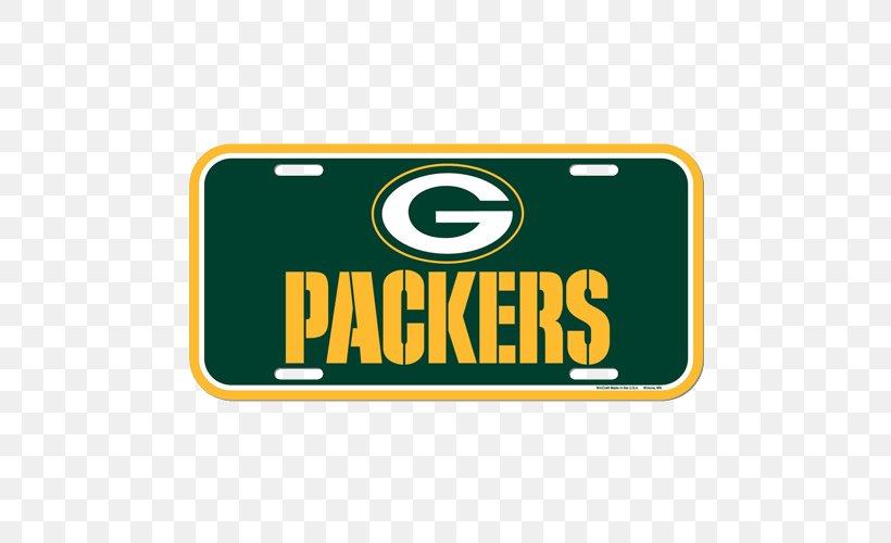Green Bay Packers NFL Vehicle License Plates Houston Texans Indianapolis Colts, PNG, 500x500px, Green Bay Packers, Aaron Rodgers, American Football, Area, Banner Download Free