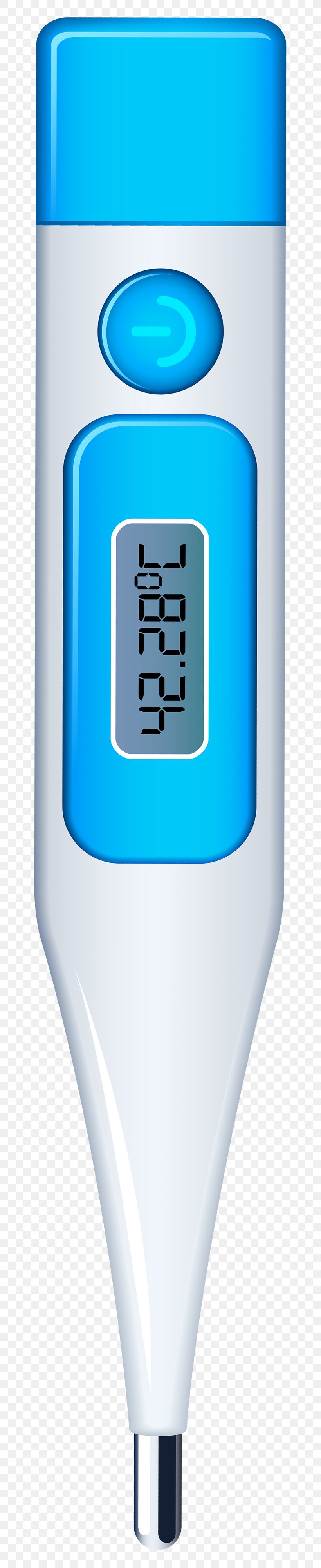 Medical Thermometers Atmospheric Thermometer Clip Art, PNG, 752x4000px, Thermometer, Atmospheric Thermometer, Drawing, Electric Blue, Meat Thermometer Download Free