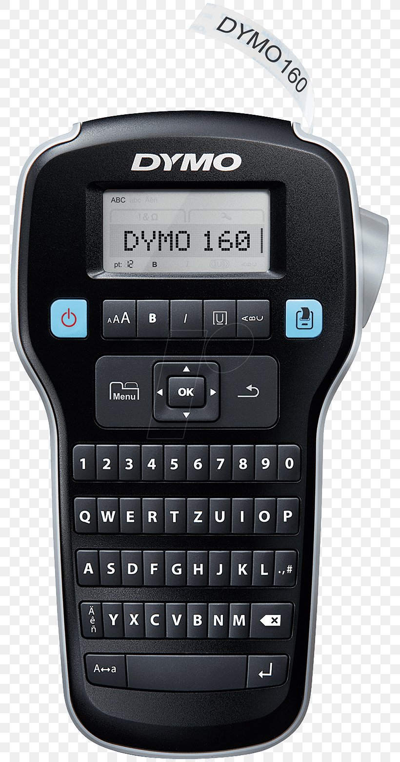 Paper DYMO BVBA Dymo LabelManager 160 Label Printer, PNG, 790x1560px, Paper, Cellular Network, Dymo Bvba, Feature Phone, Label Download Free