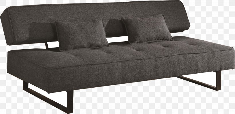 Sofa Bed Couch Futon Chair, PNG, 2572x1249px, Sofa Bed, Black, Black M, Chair, Couch Download Free