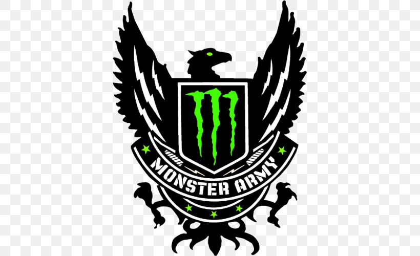 Monster Energy Energy Drink Decal, PNG, 500x500px, Monster Energy, Bmx, Brand, Corona, Crest Download Free