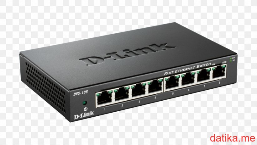 Network Switch 10 Gigabit Ethernet D-Link, PNG, 970x546px, 10 Gigabit Ethernet, Network Switch, Computer Network, Computer Port, Dlink Download Free