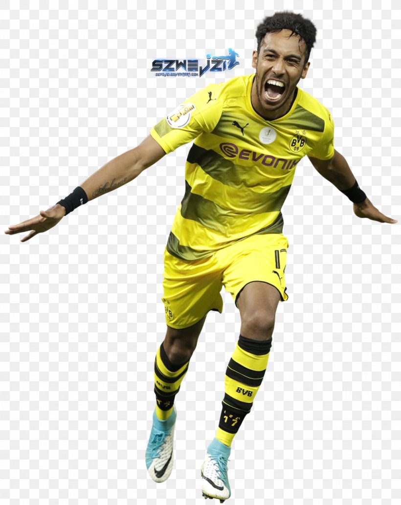 Pierre-Emerick Aubameyang Borussia Dortmund Soccer Player Image, PNG, 1024x1290px, Pierreemerick Aubameyang, Ball, Borussia Dortmund, Clothing, Drawing Download Free