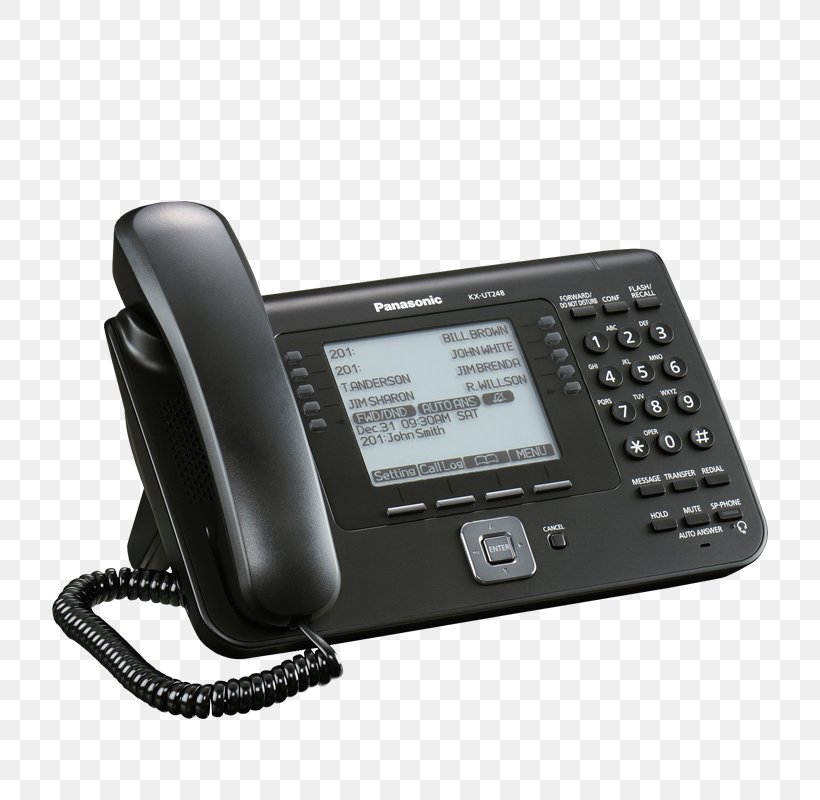 Business Telephone System Panasonic KX-UT248NE Executive SIP Phone Session Initiation Protocol IP PBX, PNG, 800x800px, Business Telephone System, Answering Machine, Answering Machines, Communication, Corded Phone Download Free