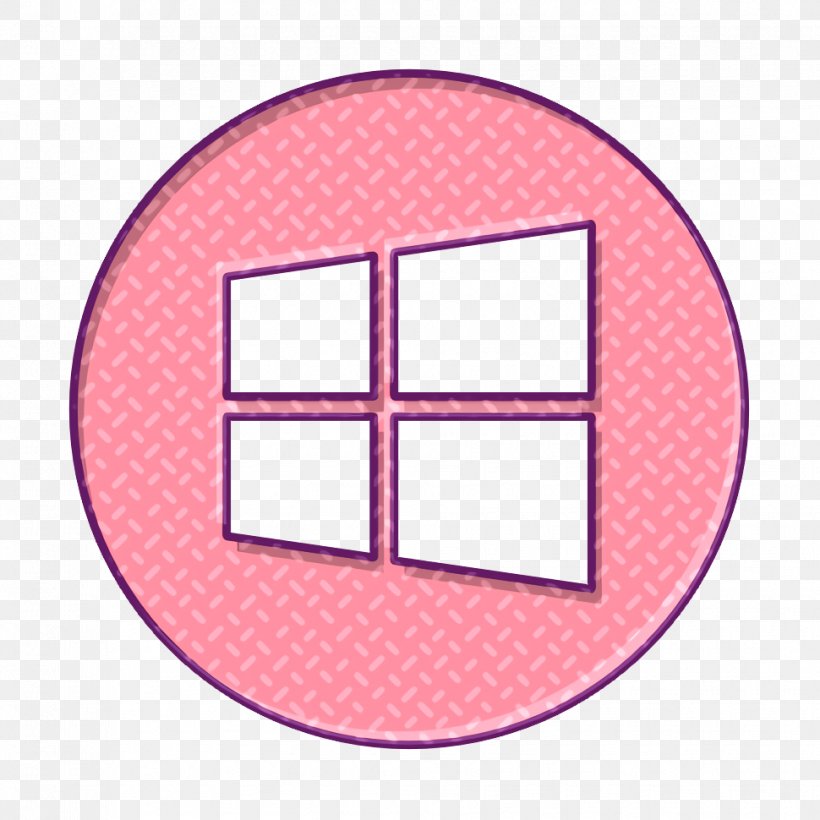 Logo Icon Windows Icon, PNG, 970x970px, Logo Icon, Material Property, Peach, Pink, Rectangle Download Free
