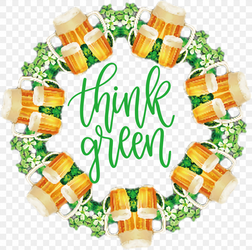 Think Green St Patricks Day Saint Patrick, PNG, 3000x2977px, St Patricks Day, Barrel, Confectionery, Fruit, Idea Download Free