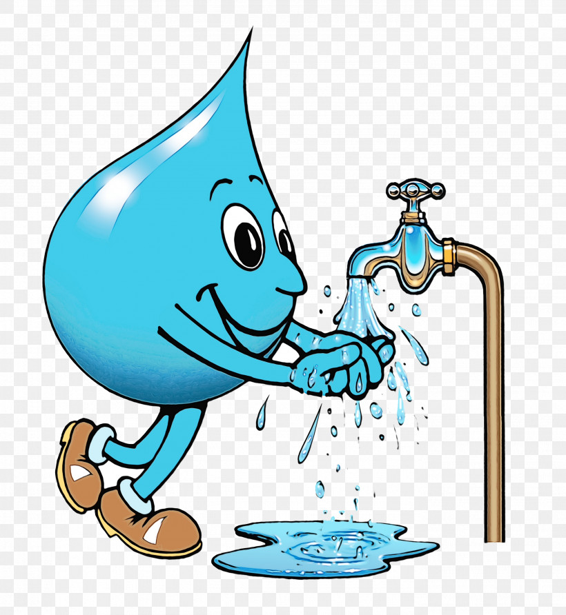 Water Cartoon, PNG, 2757x3000px, Watercolor, Cartoon, Paint, Water, Wet Ink Download Free