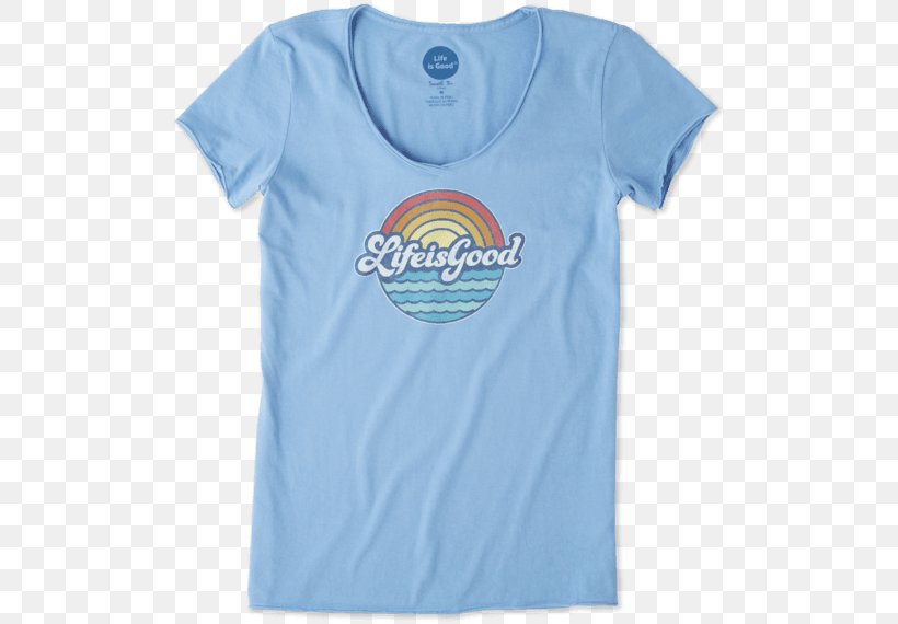Long-sleeved T-shirt Hoodie Long-sleeved T-shirt, PNG, 570x570px, Tshirt, Active Shirt, Blue, Brand, Clothing Download Free