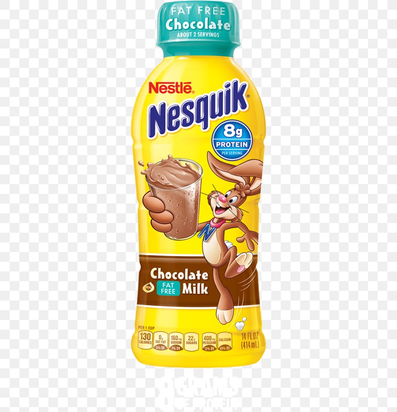 Chocolate Milk Nesquik Drink Mix Flavored Milk, PNG, 546x850px, Milk, Bottle, Chocolate, Chocolate Milk, Cocoa Solids Download Free