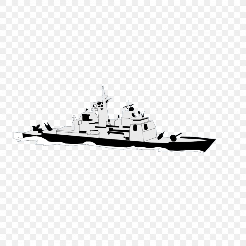 Guided Missile Destroyer Missile Boat Heavy Cruiser Battlecruiser Warship, PNG, 1100x1100px, Guided Missile Destroyer, Amphibious Transport Dock, Battlecruiser, Battleship, Black And White Download Free