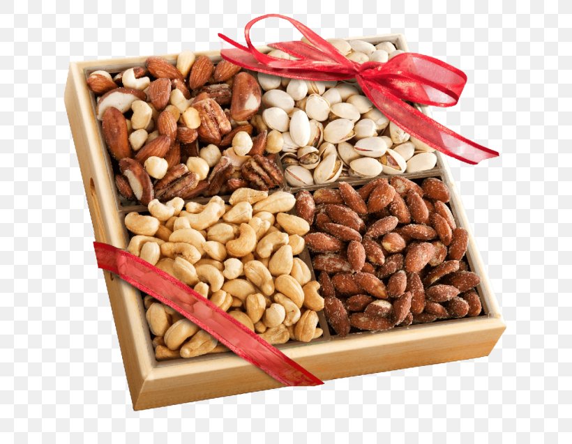 Mixed Nuts Food Gift Baskets Dried Fruit Tray, PNG, 637x637px, Mixed Nuts, Almond, Basket, Cashew, Dried Fruit Download Free