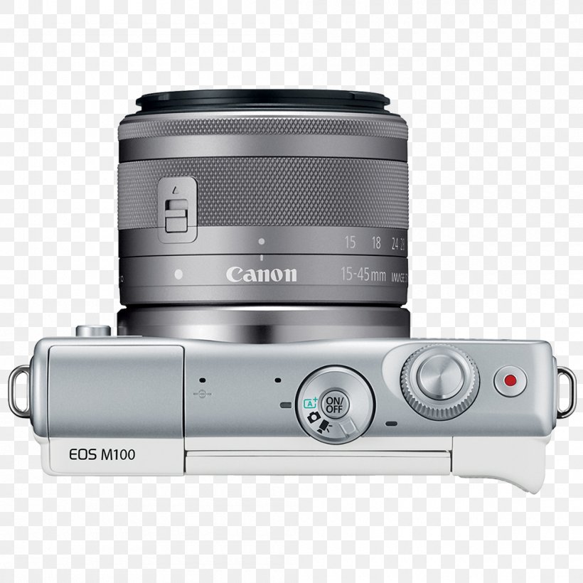 Canon EOS M100 Canon EOS M6 Canon EOS M5 Mirrorless Interchangeable-lens Camera, PNG, 1000x1000px, Canon Eos M100, Active Pixel Sensor, Camera, Camera Lens, Cameras Optics Download Free