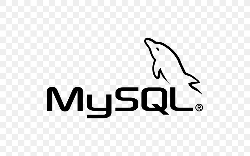 MySQL Database Web Development, PNG, 512x512px, Mysql, Area, Black, Black And White, Brand Download Free